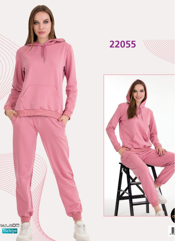 Lady 22055 Tracksuit (M+L+XL+2XL+3XL) — Turkish textile wholesale