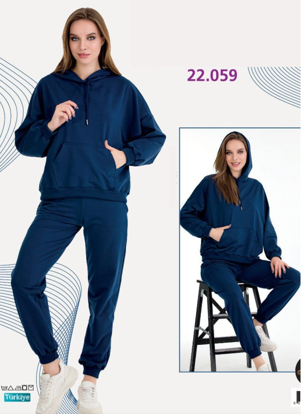 Lady 22059 Tracksuit (M+L+XL+2XL+3XL) — wholesale from Turkey