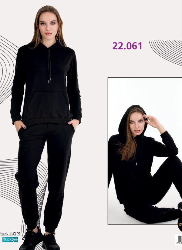 Lady 22061 Tracksuit (M+L+XL+2XL+3XL) — direct Turkish factory supply