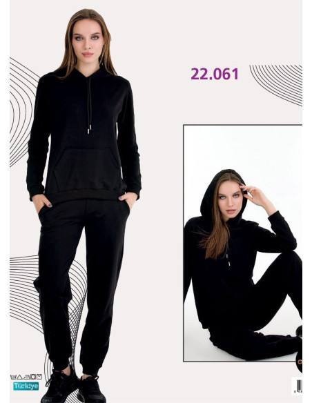 Lady 22061 Tracksuit (M+L+XL+2XL+3XL) — direct Turkish factory supply