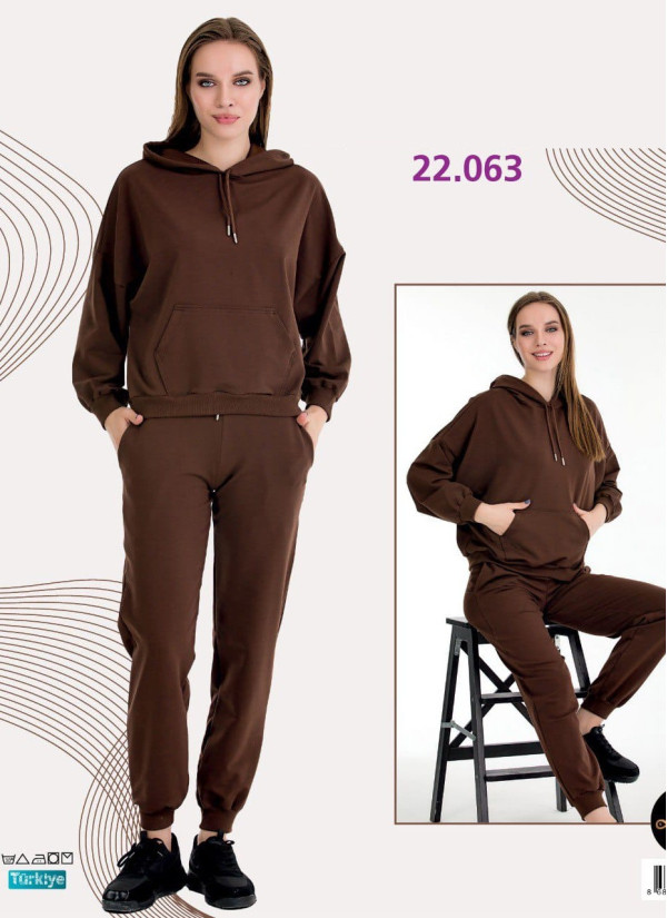 Lady 22063 Tracksuit (M+L+XL+2XL+3XL) — Turkish textile wholesale