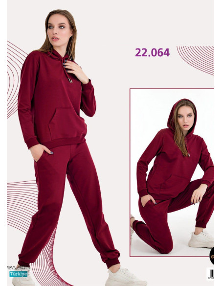 Lady 22064 Tracksuit (M+L+XL+2XL+3XL) — Turkey wholesale collection
