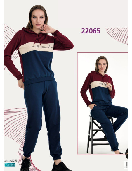 Lady 22065 Tracksuit (M+L+XL+2XL+3XL) — factory-direct from Turkey