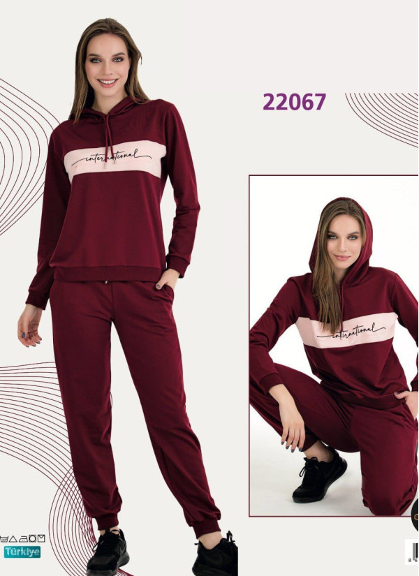 Lady 22067 Tracksuit (M+L+XL+2XL+3XL) — wholesale from Turkey