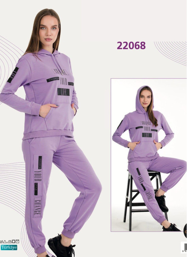 Lady 22068 Tracksuit (M+L+XL+2XL+3XL) — Istanbul wholesale supplier