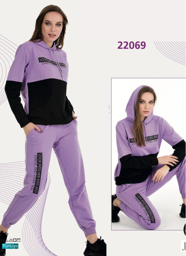 Lady 22069 Tracksuit (M+L+XL+2XL+3XL) — direct Turkish factory supply