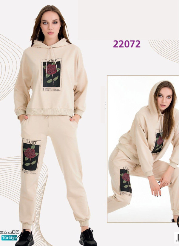 Lady 22072 Tracksuit (M+L+XL+2XL+3XL) — Turkey wholesale collection