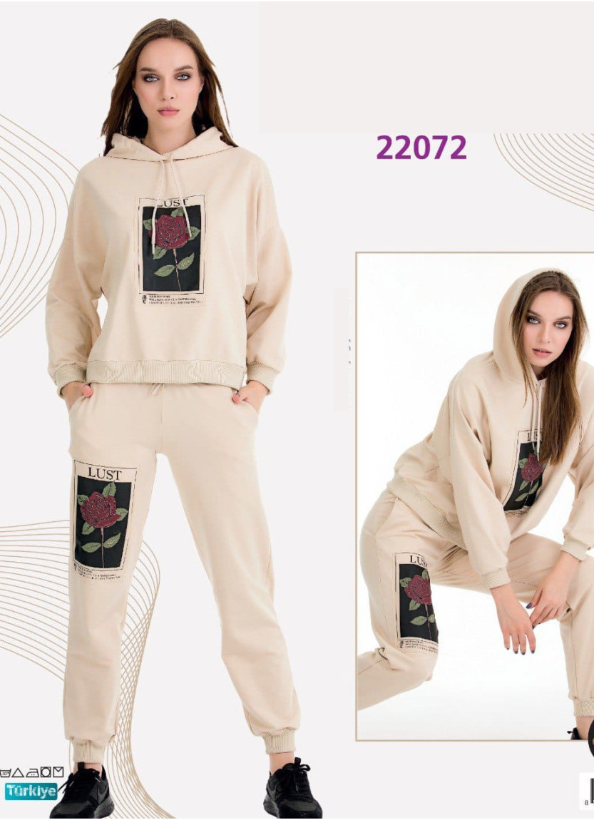 Lady 22072 Tracksuit (M+L+XL+2XL+3XL) — Turkey wholesale collection