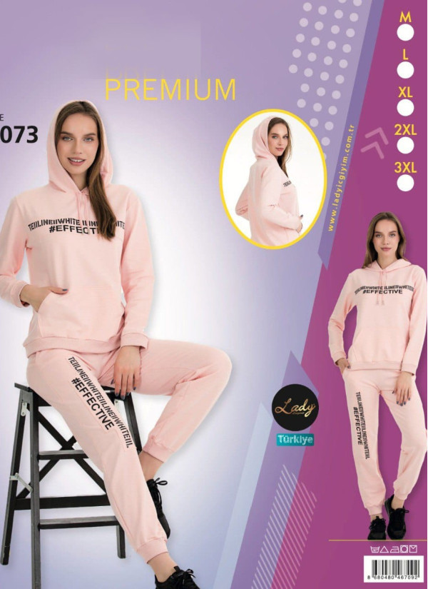 Lady 22073 Tracksuit (M+L+XL+2XL+3XL) — factory-direct from Turkey