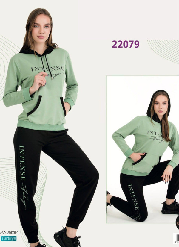 Lady 22079 Tracksuit (M+L+XL+2XL+3XL) — Turkish textile wholesale