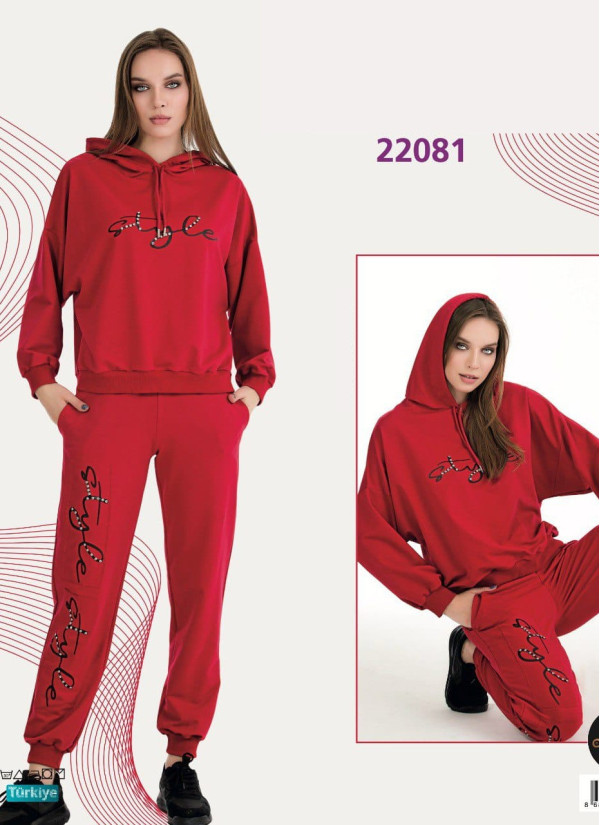 Lady 22081 Tracksuit (M+L+XL+2XL+3XL) — factory-direct from Turkey