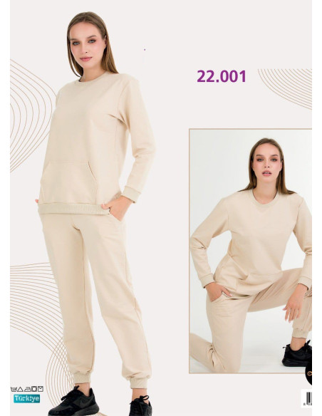 Lady 22001 Tracksuit (M+L+XL+2XL+3XL) — Istanbul wholesale supplier