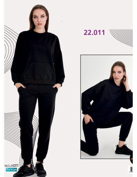 Lady 22011 Tracksuit (M+L+XL+2XL+3XL) — Turkish factory wholesale