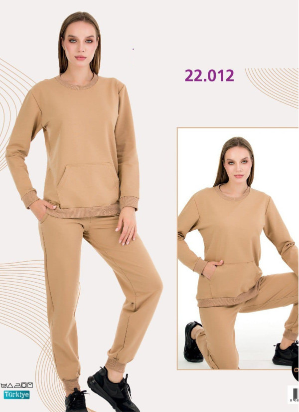 Lady 22012 Tracksuit (M+L+XL+2XL+3XL) — Turkish textile wholesale