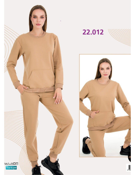 Lady 22012 Tracksuit (M+L+XL+2XL+3XL) — Turkish textile wholesale