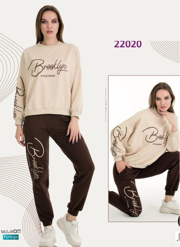 Lady 22020 Tracksuit (M+L+XL+2XL+3XL) — Turkish textile wholesale