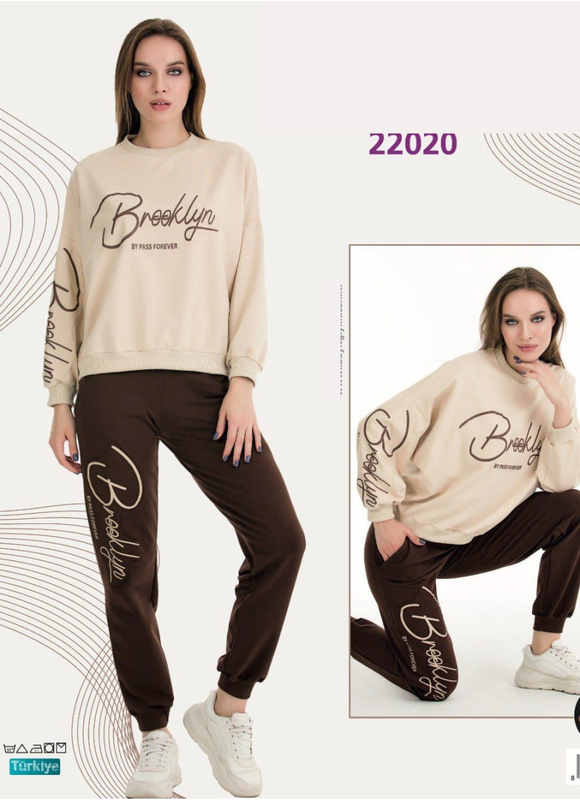 Lady 22020 Tracksuit (M+L+XL+2XL+3XL) — Turkish textile wholesale