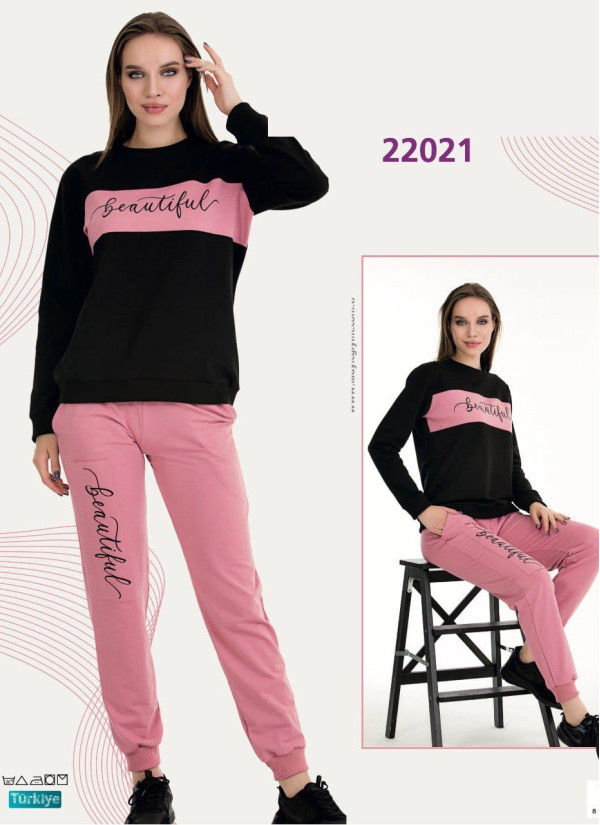 Lady 22021 Tracksuit (M+L+XL+2XL+3XL) — Turkey wholesale collection