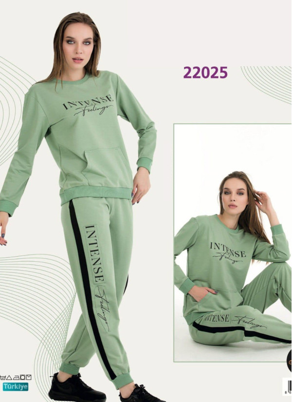 Lady 22025 Tracksuit (M+L+XL+2XL+3XL) — Istanbul wholesale supplier