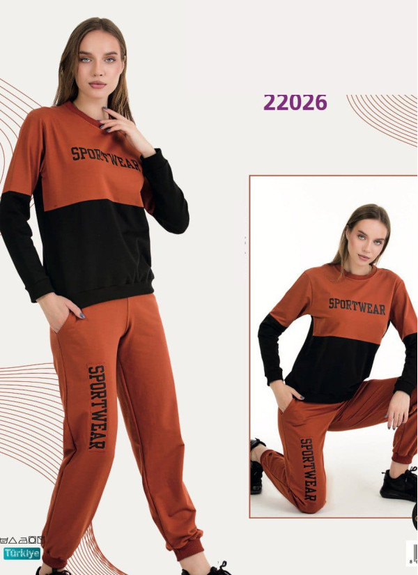 Lady 22026 Tracksuit (M+L+XL+2XL+3XL) — direct Turkish factory supply