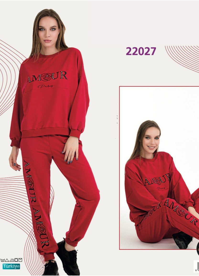 Lady 22027 Tracksuit (M+L+XL+2XL+3XL) — Turkish factory wholesale
