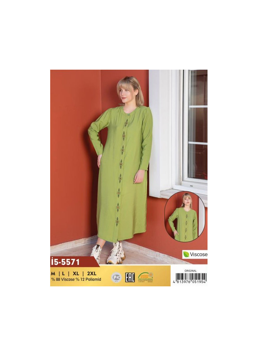 CCNİ5-5571_ORI Viscose Women's Robe (M+L+XL+2XL) — Turkey wholesale collection