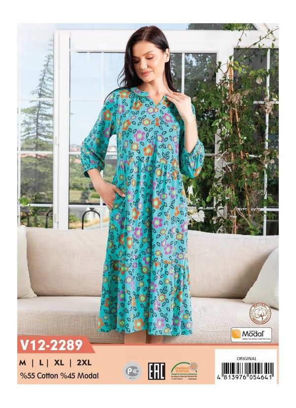 CCNV12-2289_ORI Modal Dress (M+L+XL+2XL) — Turkish factory wholesale