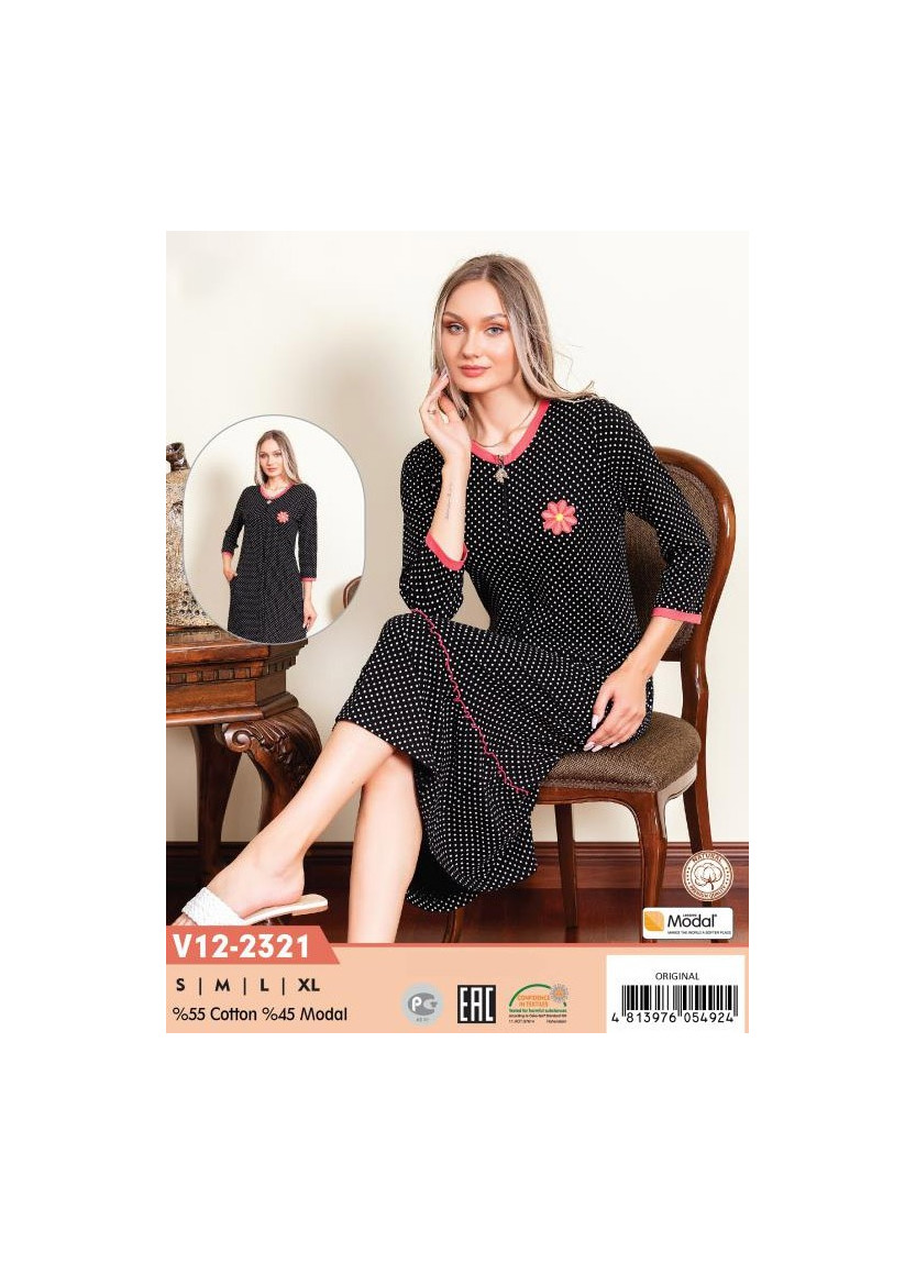 CCNV12-2321_ORI Modal Women's Robe (S+M+L+XL) — wholesale for boutiques