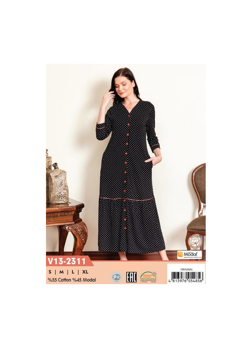Халат Женский Modal (S+M+L+XL) COCOON CCNV13-2311_ORI — фабричная коллекция оптом