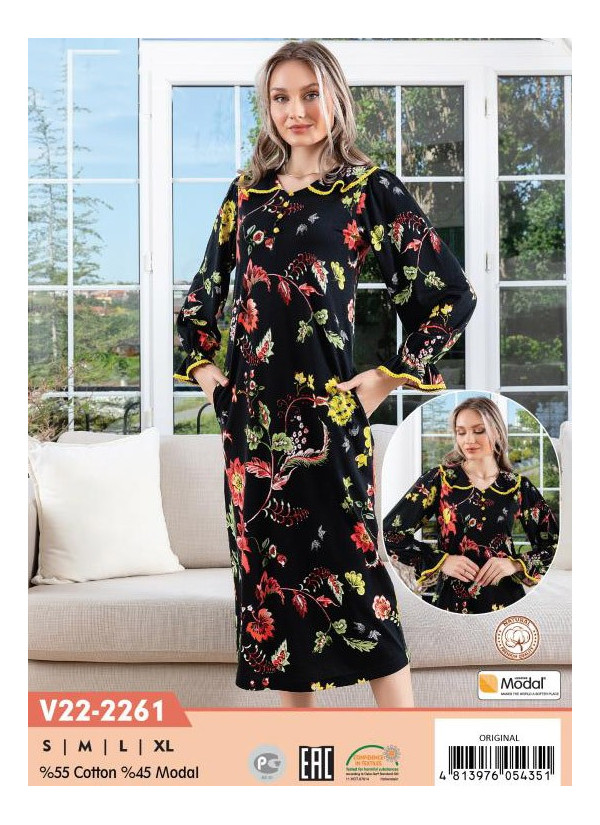 CCNV22-2261_ORI Modal Dress (S+M+L+XL) — Turkey wholesale collection