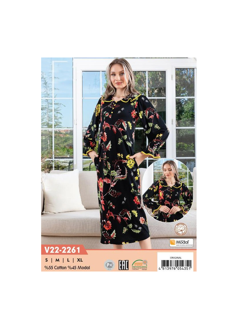CCNV22-2261_ORI Modal Dress (S+M+L+XL) — Turkey wholesale collection