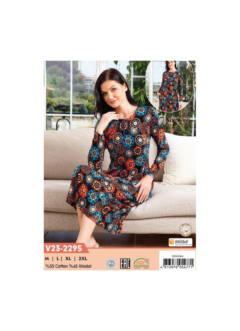 Платье Modal (M+L+XL+2XL) COCOON CCNV23-2295_ORI — оптом от турецкой фабрики