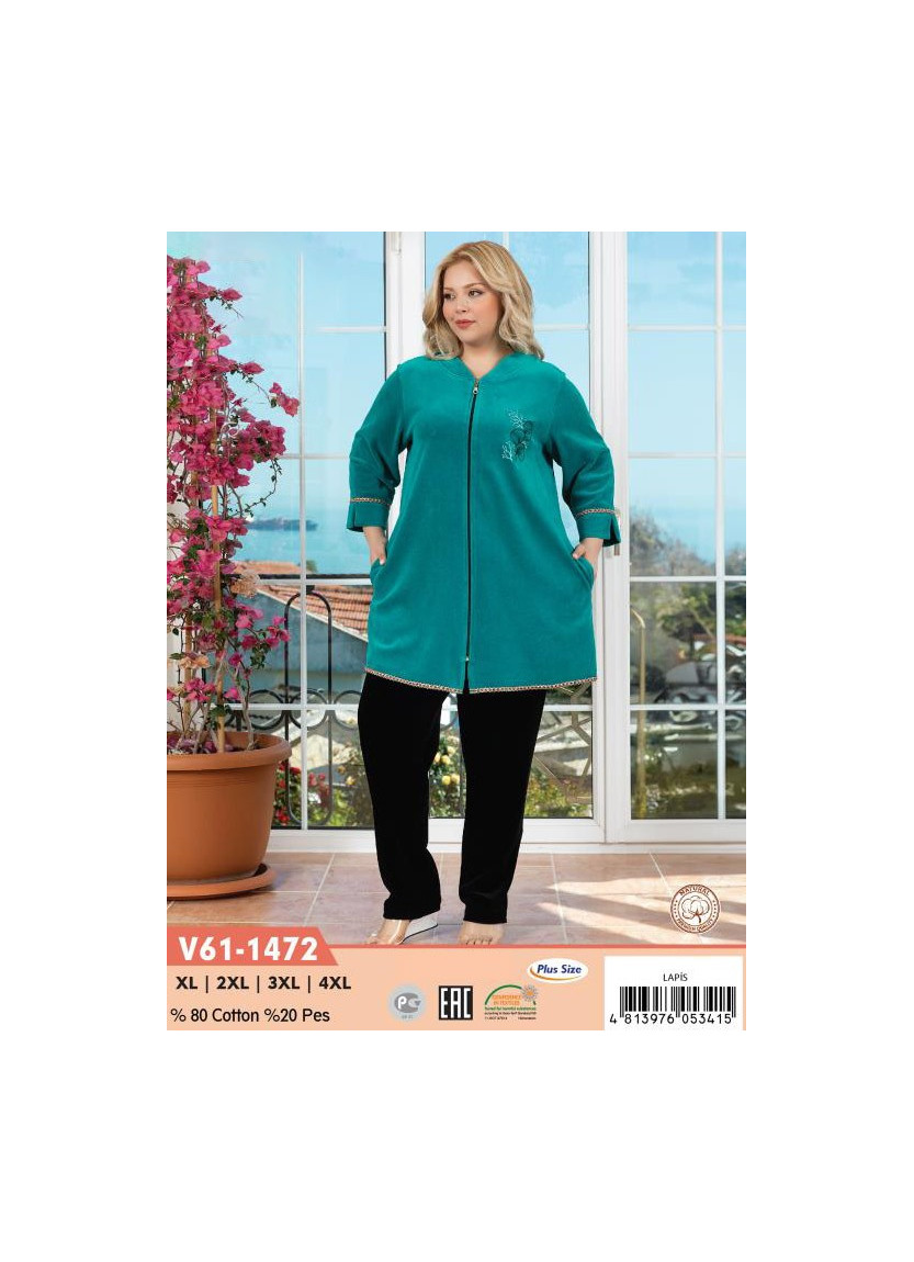 CCNV61-1472_LAP Velour Pants Homewear Set (XL+2XL+3XL+4XL) — wholesale for boutiques