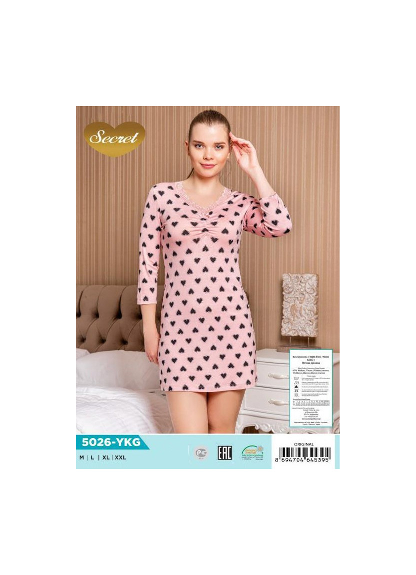 COC.5026.YKG_ORI Nightdress (M+L+XL+XXL) — Istanbul wholesale supplier