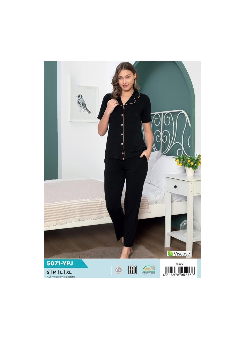 COC.5071.YPJ_BLA Women's Pajama Set (S+M+L+XL) — Turkey wholesale collection