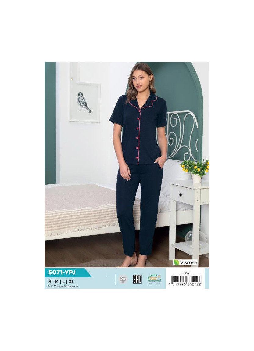 COC.5071.YPJ_LAC Women's Pajama Set (S+M+L+XL) — Turkish factory wholesale