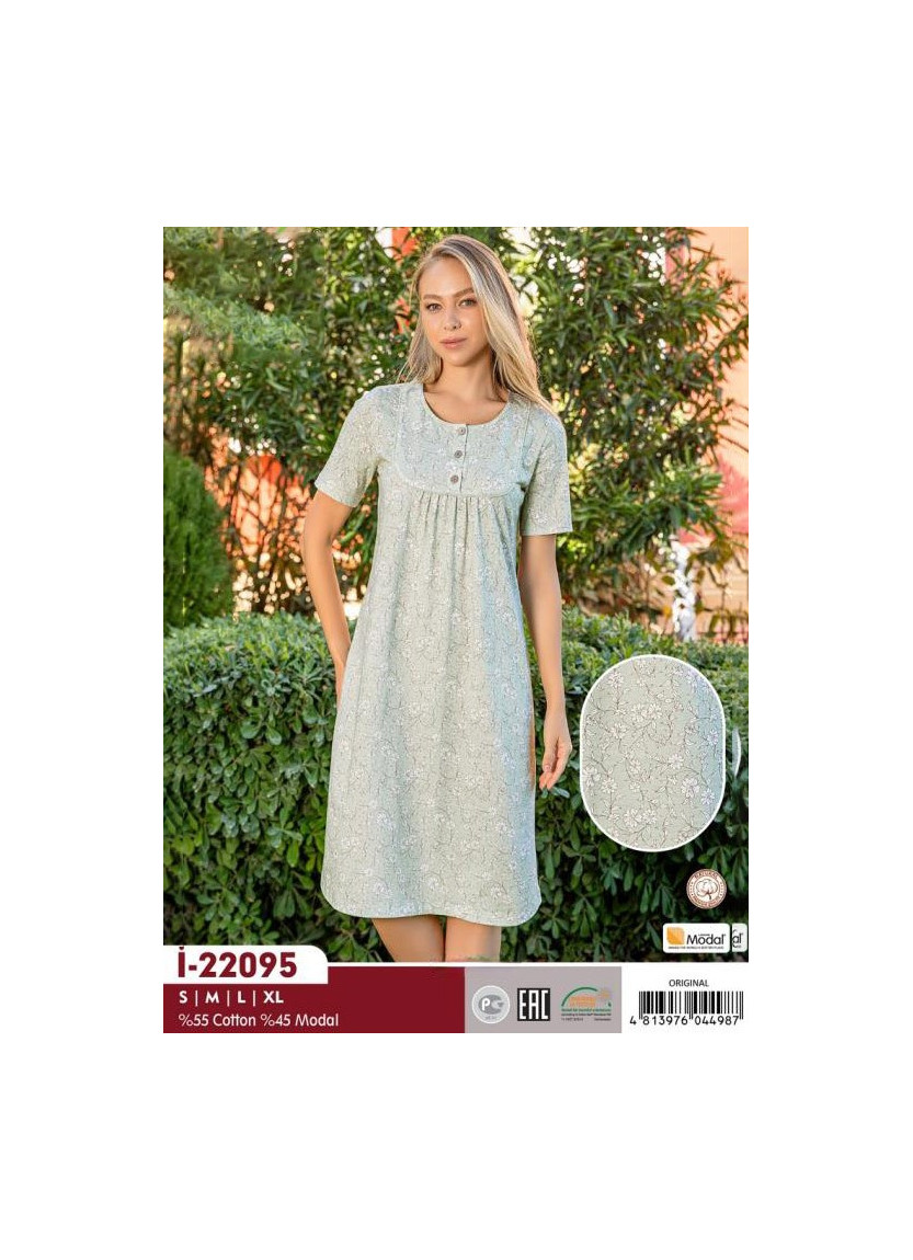 SAB.İ22095_ORI Modal Nightdress (S+M+L+XL) — wholesale for boutiques
