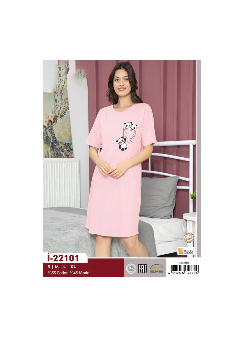 SAB.İ22101_ORI Modal Nightdress (S+M+L+XL) — Istanbul wholesale supplier