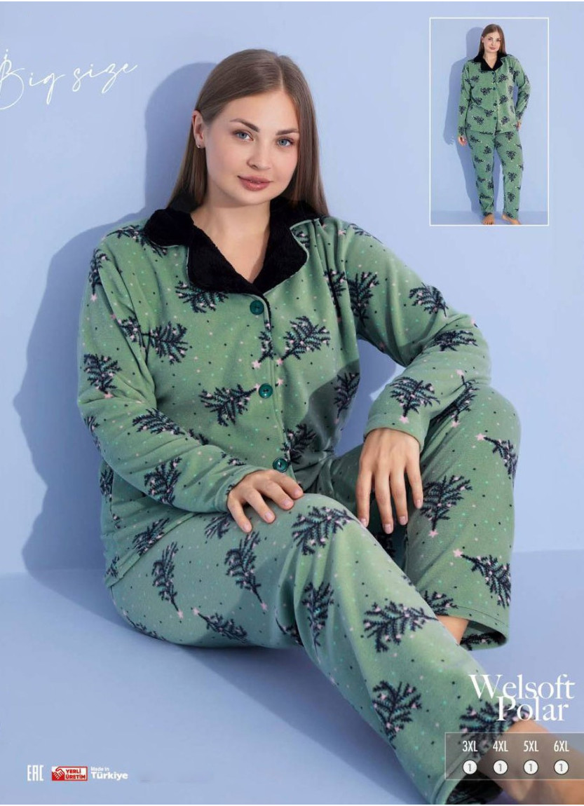 Pijamo 55400 Welsoft Women's Pajama Set (3XL+4XL+5XL+6XL) — factory-direct from Turkey