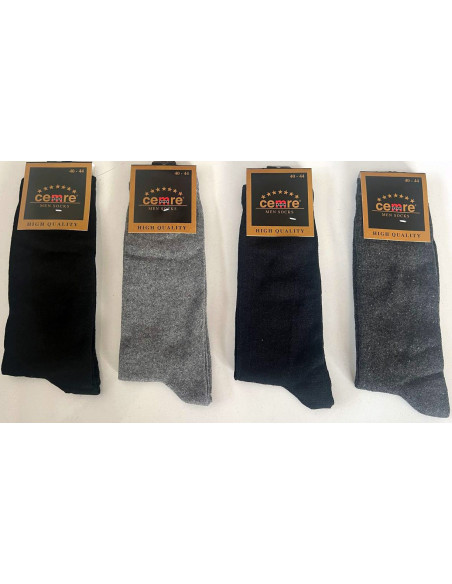 Носки Мужские 12 Пар/Уп. (40-44) Cotton Всесезонные Cemre Cemre Mevsim 3501 — оптовая поставка из Турции