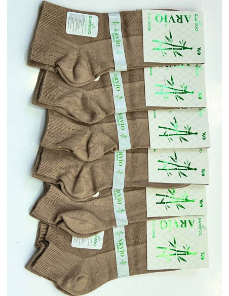 Носки Бамбуковые Короткие Мужские 12 Пар/Уп. (40-44) Всесезонные Patik Bamboo ARVIO ARVIO BMB Patik — прямые поставки из Турции