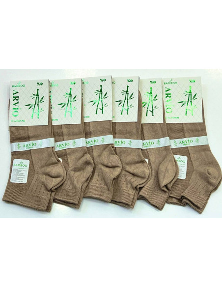 Носки Бамбуковые Короткие Мужские 12 Пар/Уп. (40-44) Всесезонные Patik Bamboo ARVIO ARVIO BMB Patik — оптом от турецкой фабрики