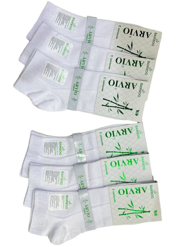 Носки Бамбуковые Короткие Мужские 12 Пар/Уп. (40-44) Всесезонные Patik Bamboo ARVIO ARVIO BMB Patik — оптовая поставка из Турции