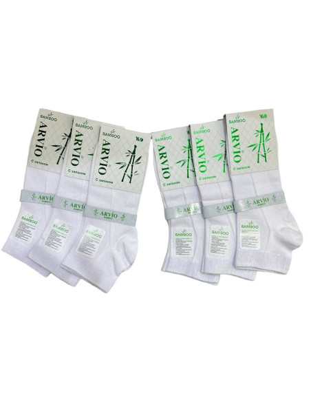 Носки Бамбуковые Короткие Мужские 12 Пар/Уп. (40-44) Всесезонные Patik Bamboo ARVIO ARVIO BMB Patik Be — турецкий текстиль оптом