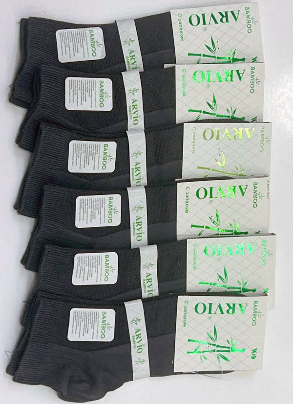 Носки Бамбуковые Короткие Мужские 12 Пар/Уп. (40-44) Всесезонные Patik Bamboo ARVIO ARVIO BMB Patik — фабричная коллекция оптом
