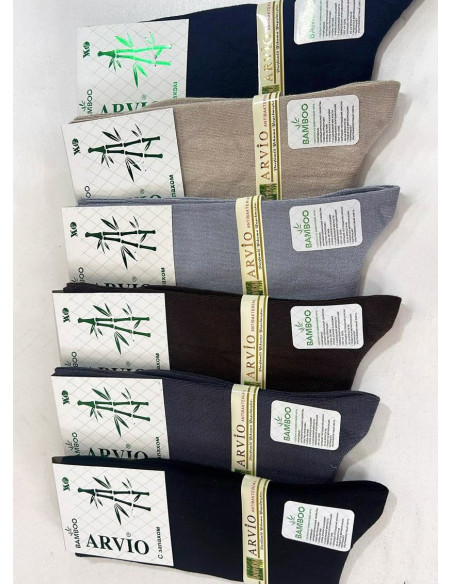 ARVIO BMB Uz 80002 Bamboo 12-Pair Pack Men's Socks (40-44) — Turkey wholesale collection