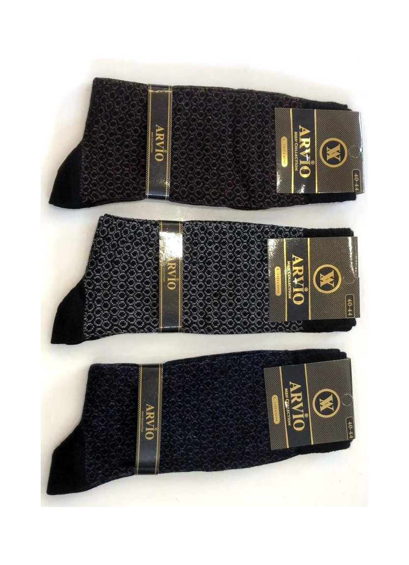 Носки Всесезонные Длинные Мужские 12 Пар/Уп. (40-44) Penye Cotton ARVIO ARVIO Uz 7005A3 — оптом для магазинов и бутиков
