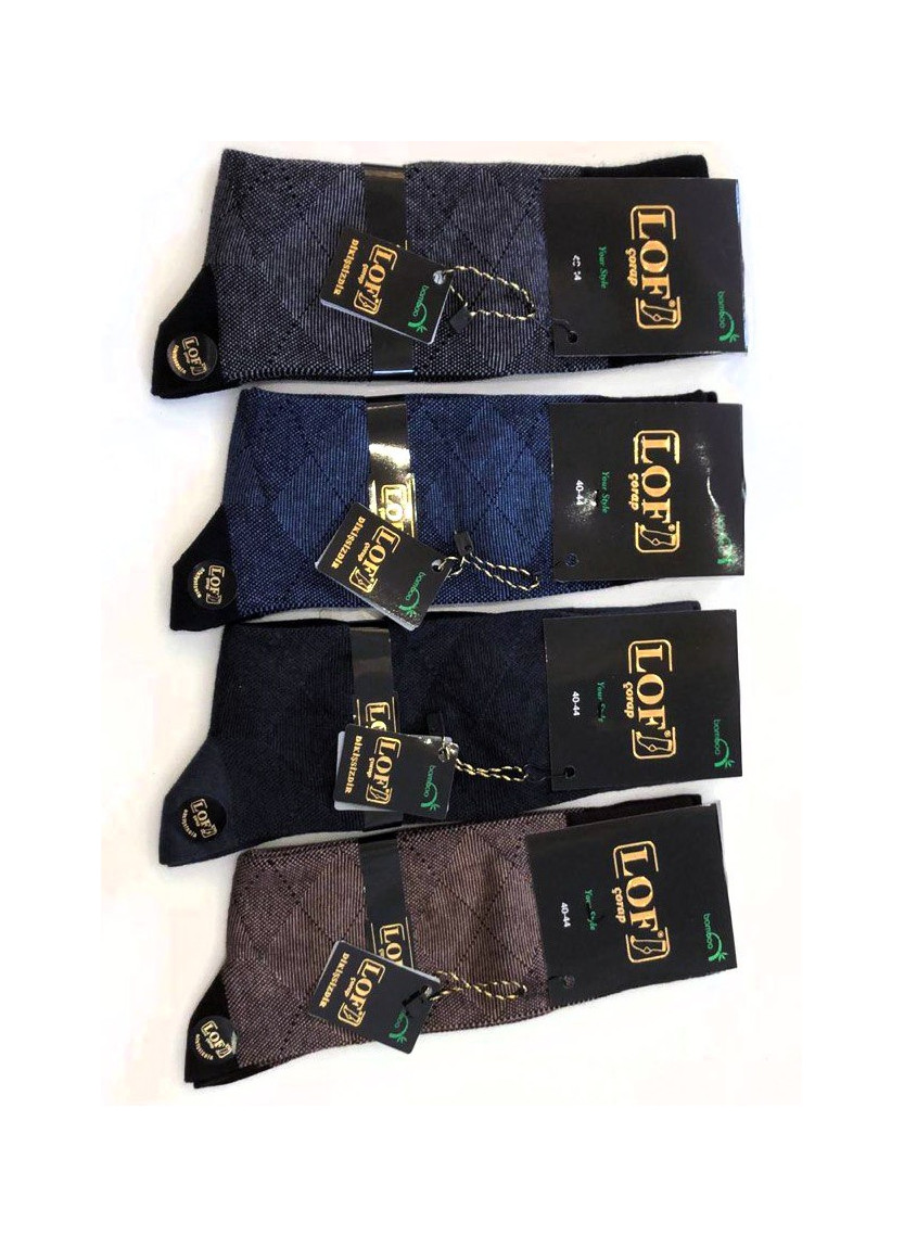 LOF KIS BMB 10001 Bamboo 12-Pair Pack Men's Socks (40-44) — wholesale for boutiques
