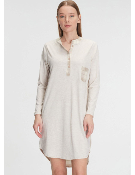 Anil 11211 Cotton Nightdress — wholesale from Turkey