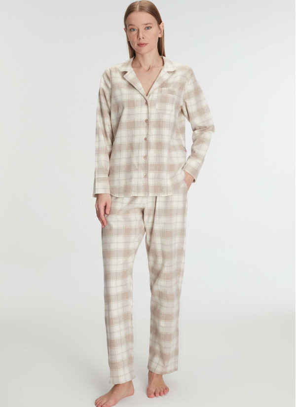Anil 11212 Cotton Pants Homewear Set — Turkish textile wholesale 2